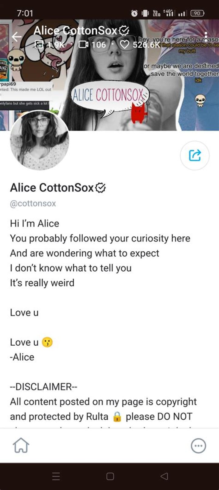 Who is Alice Cottonsox? Real Name Revealed!