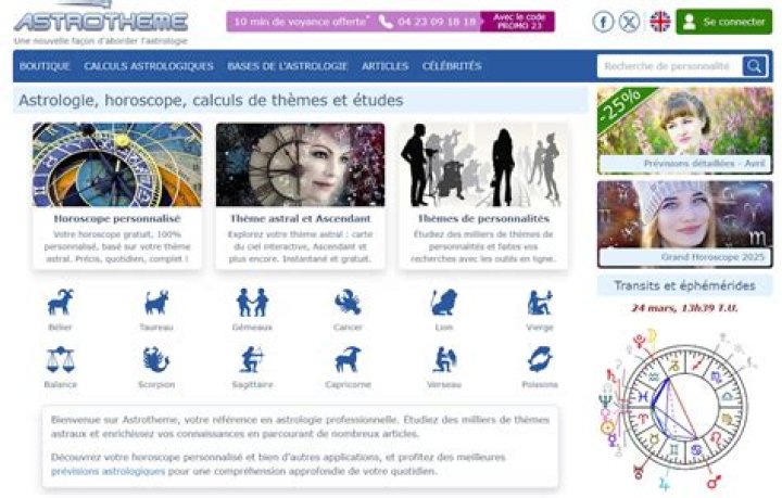 Astrotheme: Exploring the Depths of Cosmic Influence