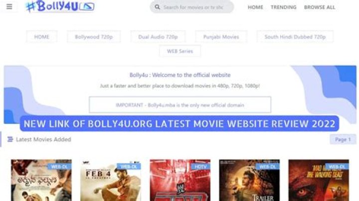Bolly4u: Your Ultimate Guide to the Latest Bollywood Entertainment