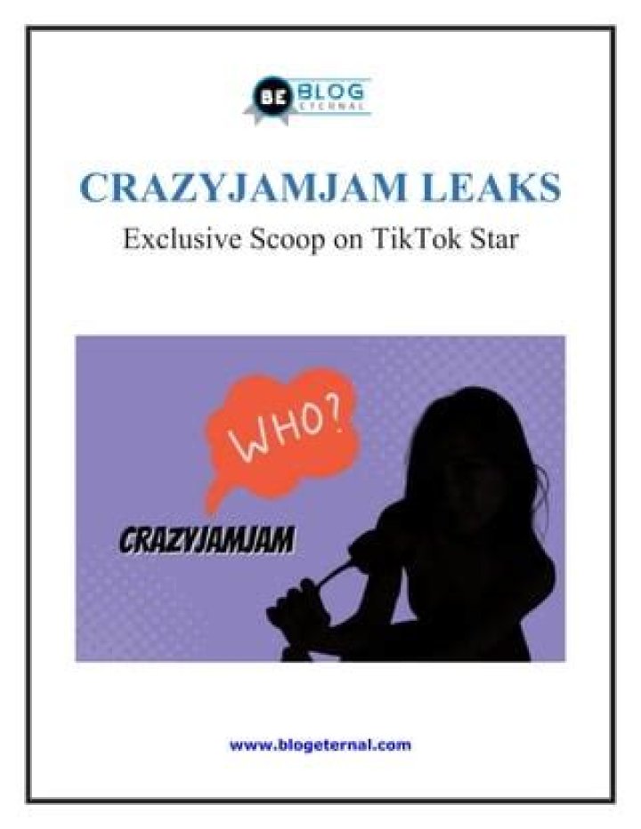 Crazyjamjam Leaks: Latest Shocking Details Revealed