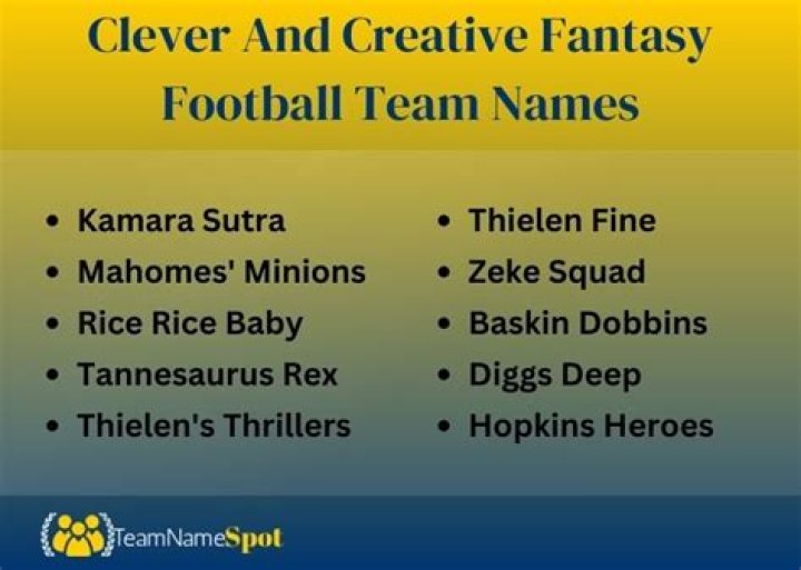 Creative Fantasy Football Names with Kelce: Stand Out in Your League