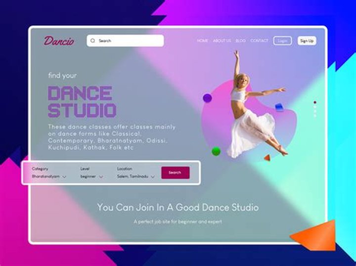 Dance Studio Website Design: Crafting a Digital Space That Moves
