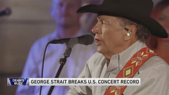 George Strait Breaks US Concert Attendance Record: Record-Breaking Show!
