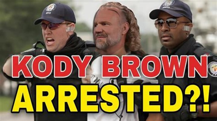 Kody Brown's Unexpected Encounter with the Law