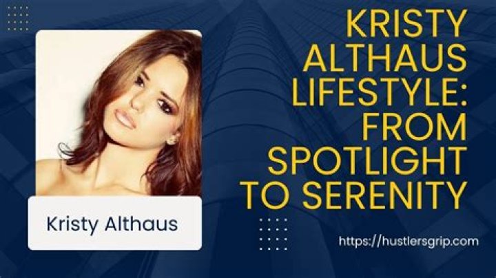 Kristy Althaus Erome: A Comprehensive Look into Her Career and Achievements