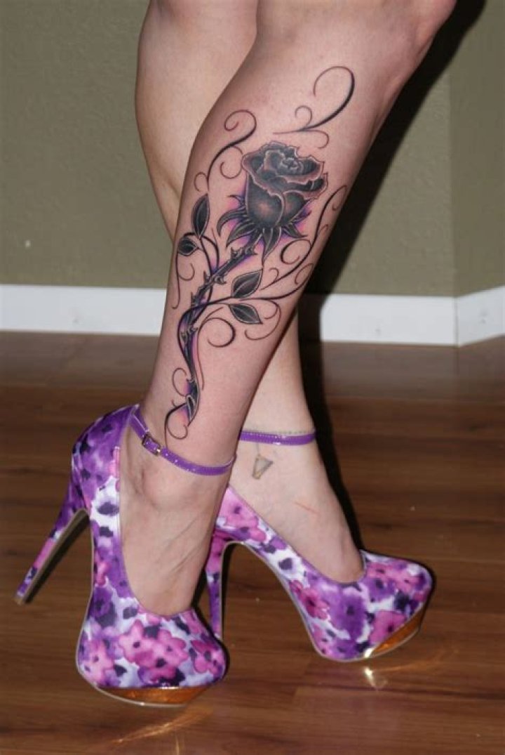 Ladies Lower Leg Tattoos: A Trendy and Expressive Art Form