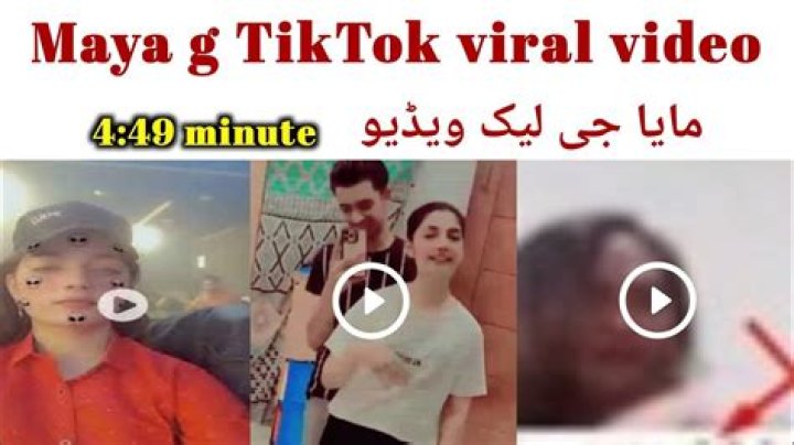 Maya G's Viral TikTok: OMG! You HAVE to See!