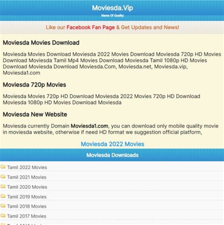 Comprehensive Guide to Moviesda 2025 Tamil Movie Download