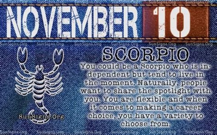 November 10 Zodiac Sign & Personality Traits