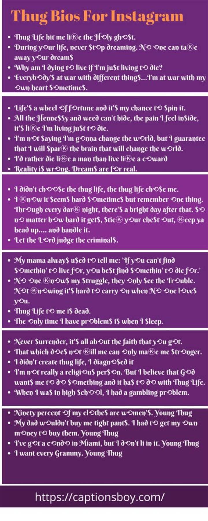 Unleashing Your Inner Thug: Captions for Instagram That Make a Statement