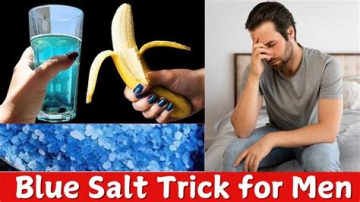 Unlocking Male Confidence: The Blue Salt Trick Explained