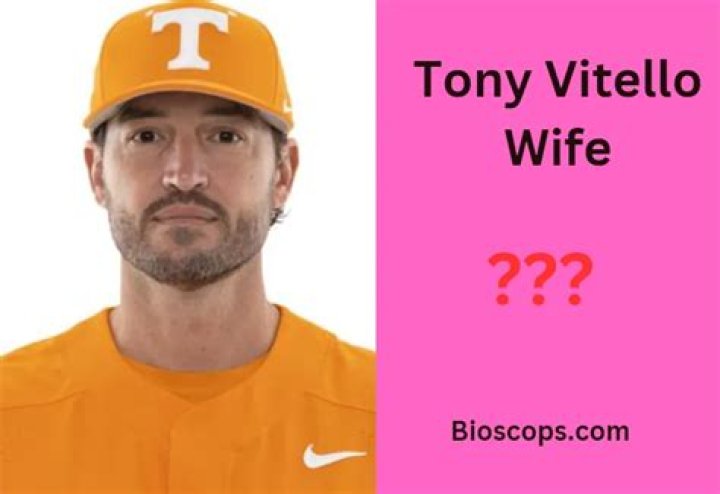 Tony Vitello's Wife: Meet [Wife's Name]
